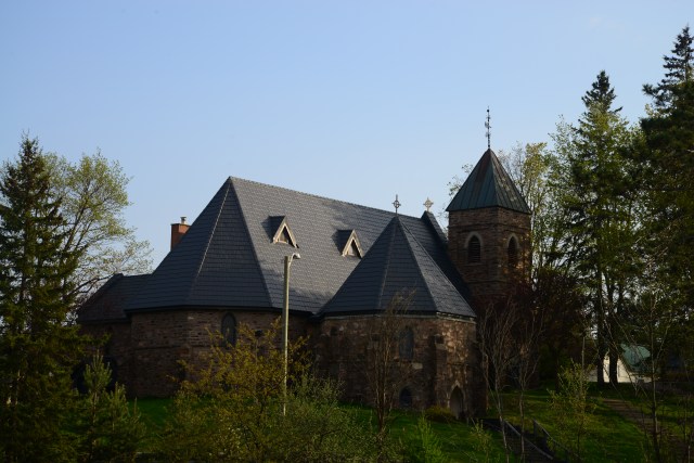 A igreja de Huntsville.