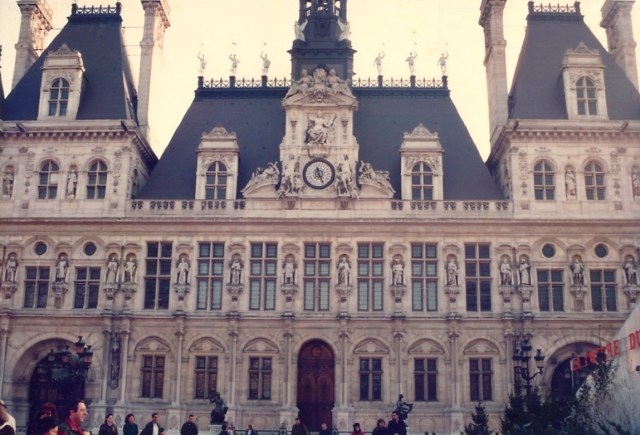 Fachada do Hotel de Ville de Paris.