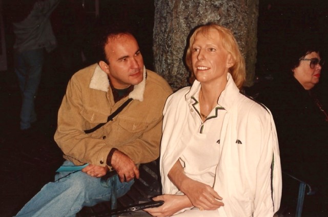 Martina Navratilova no Museu de Cera da Madame Toussaud