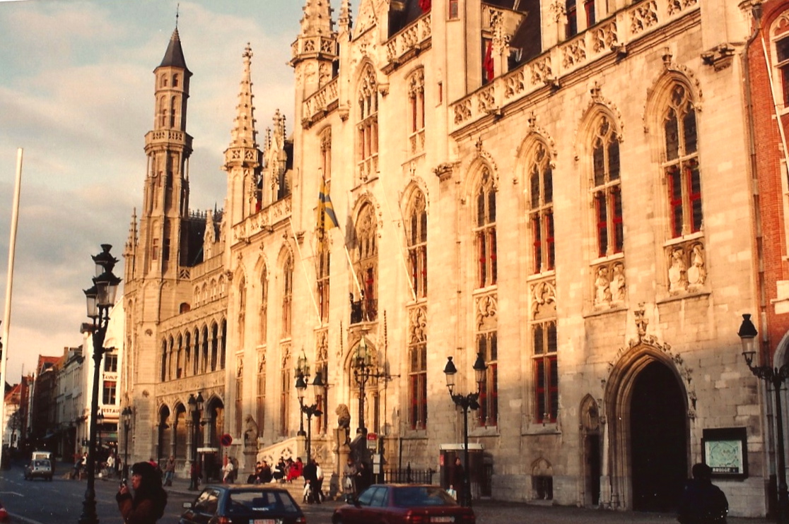 A arquitetura de Bruges é um tesouro.