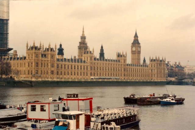 O prédio do parlamento britânico