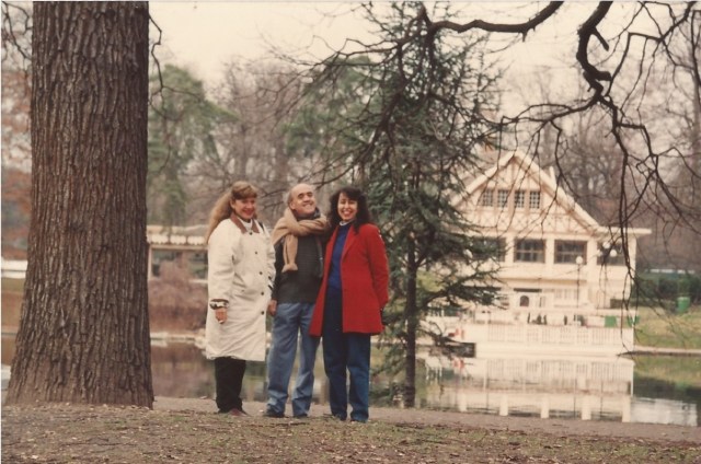 Sebastião Nery e Cristina, os nossos anfitriões em Paris