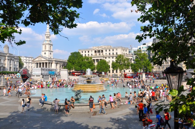 Trafalgar Square - Foto em 2012