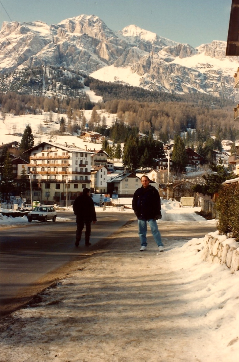 A charmosa cidade de Cortina D'Ampezzo