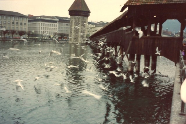 A ponte de madeira medieval de Lucerna