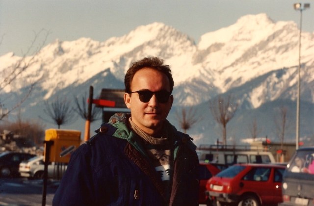 Chegando a Vaduz no Liechtenstein