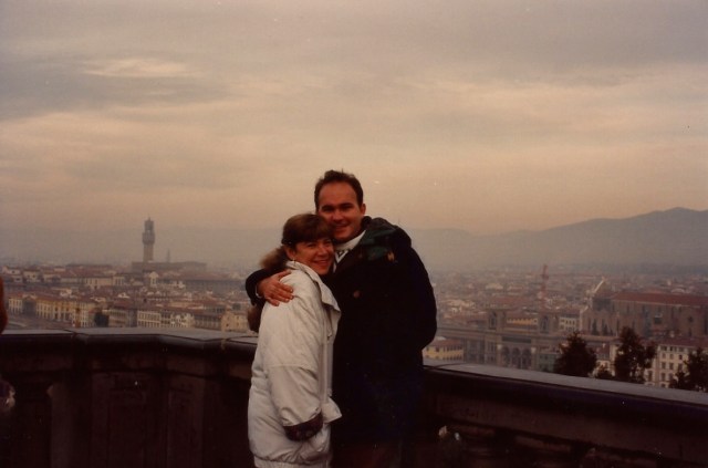 Vista panorâmica de Florença da Praça Michelangelo.