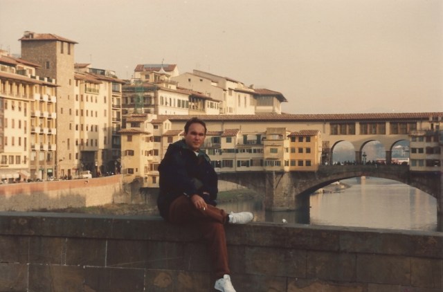 A Ponte Vechio sobre o Rio Arno.