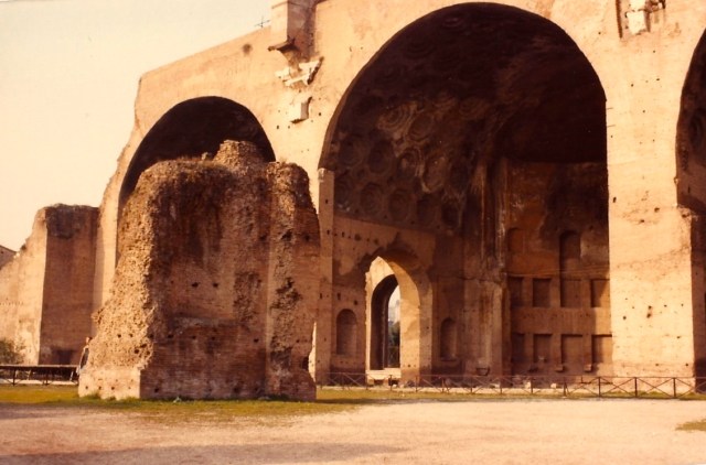 Detalhe das Termas de Caracala