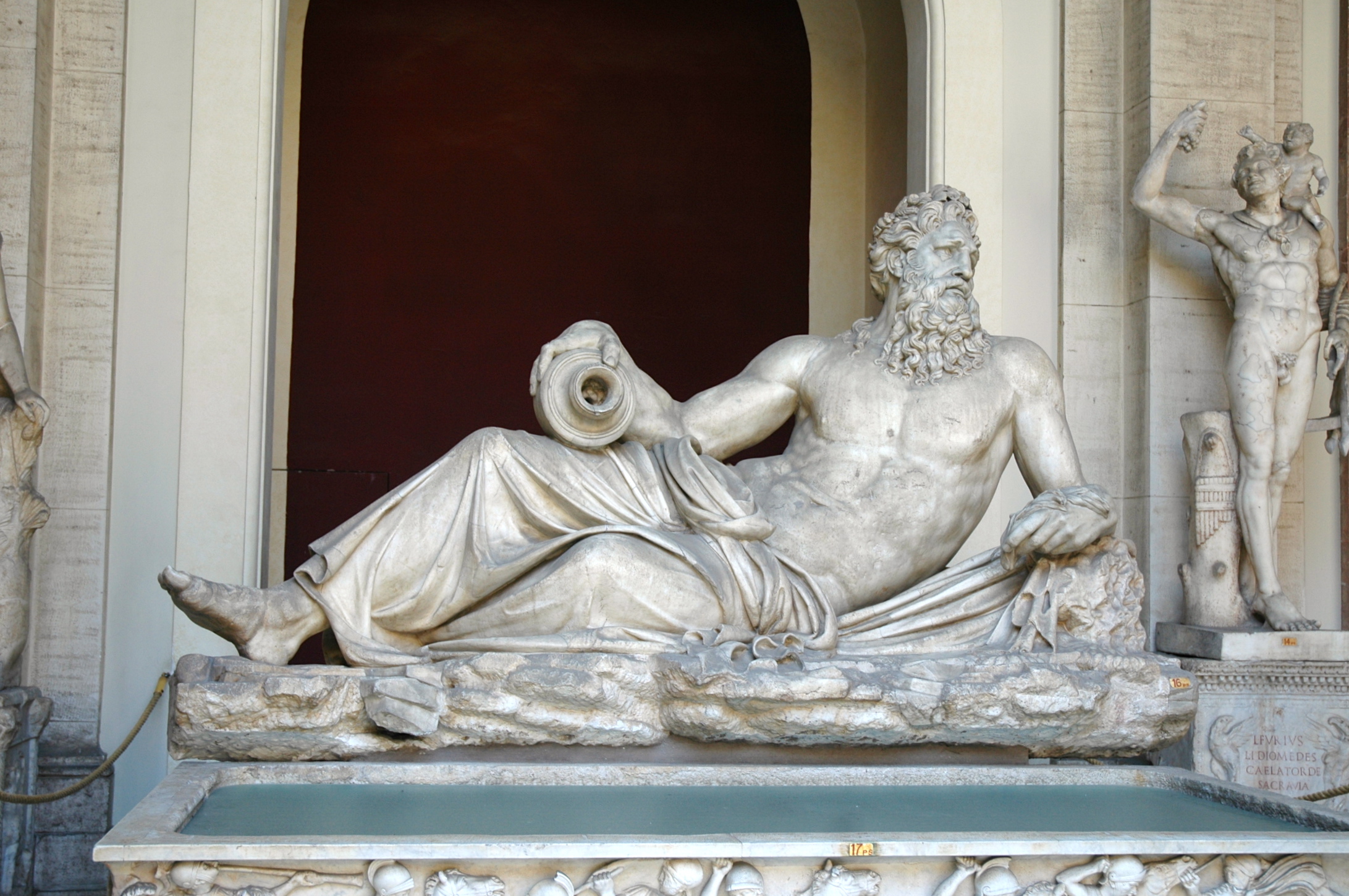 Escultura no Museu do Vaticano