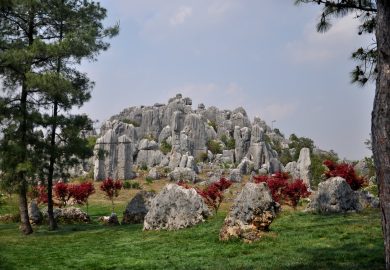 A Floresta de Pedras de Kunming