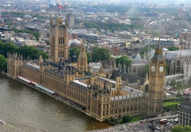 O Big Ben e a Abadia de Westminster