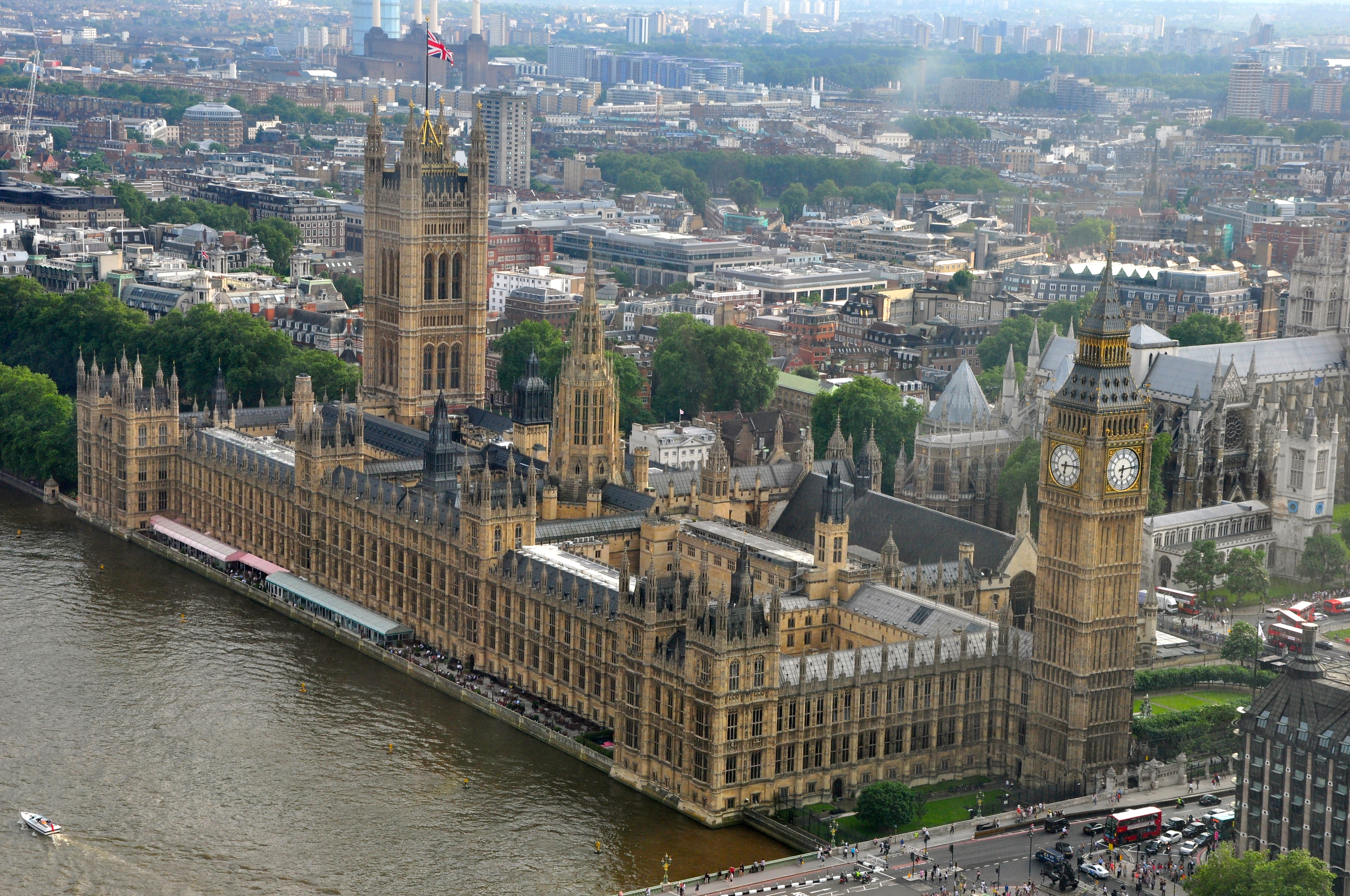 O Big Ben e a Abadia de Westminster
