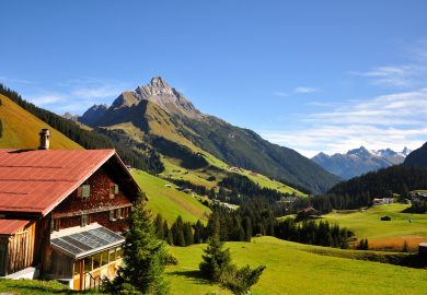 Atravessando a Áustria pela região do Tirol