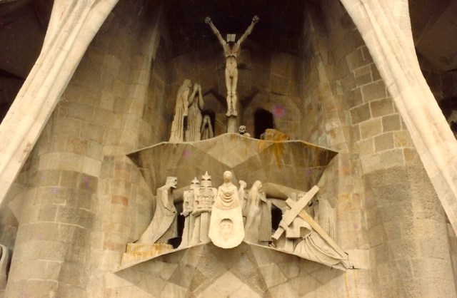 Os detalhes maravilhosos da Sagrada Família. 