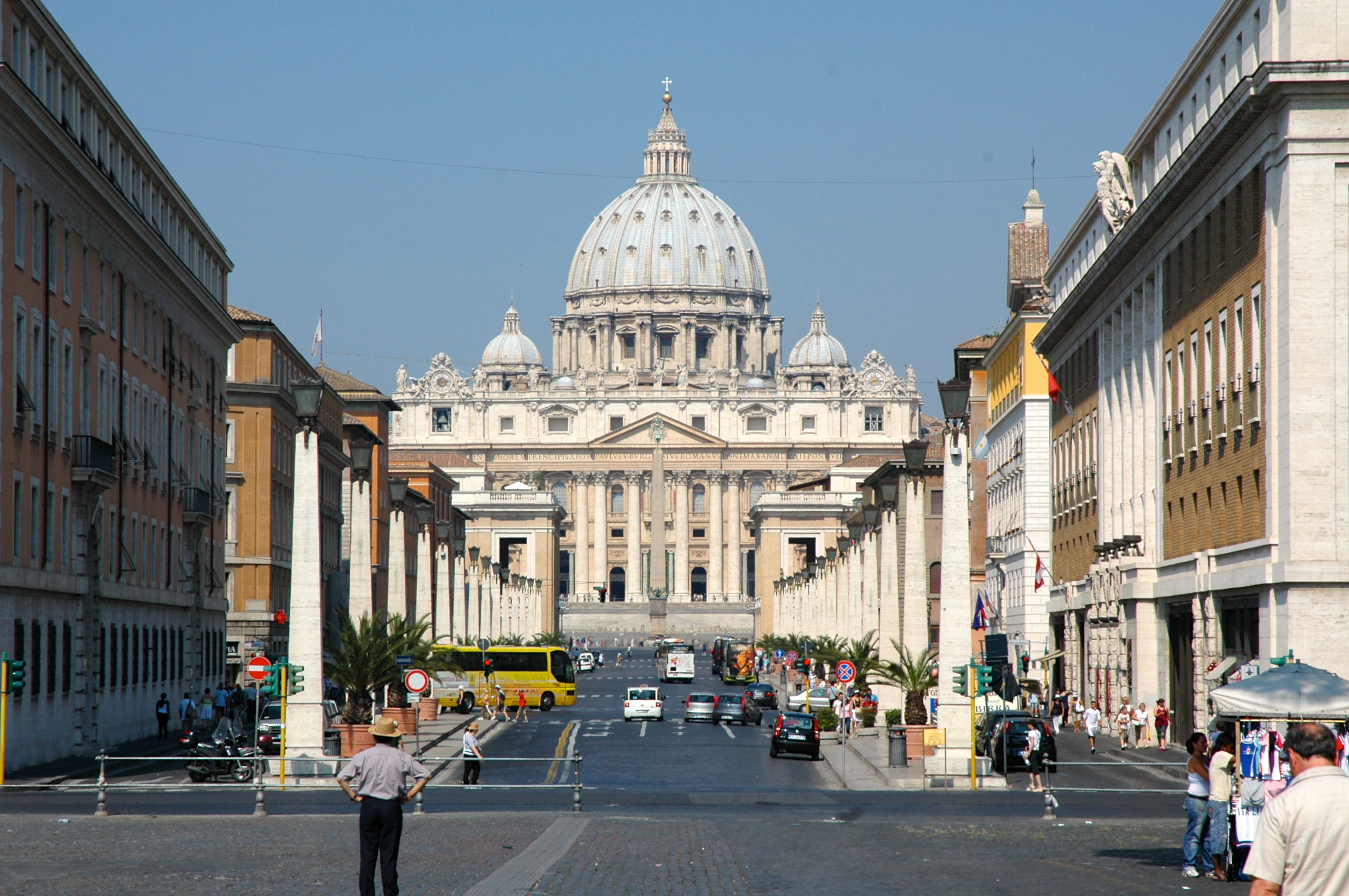 A Cidade do Vaticano.