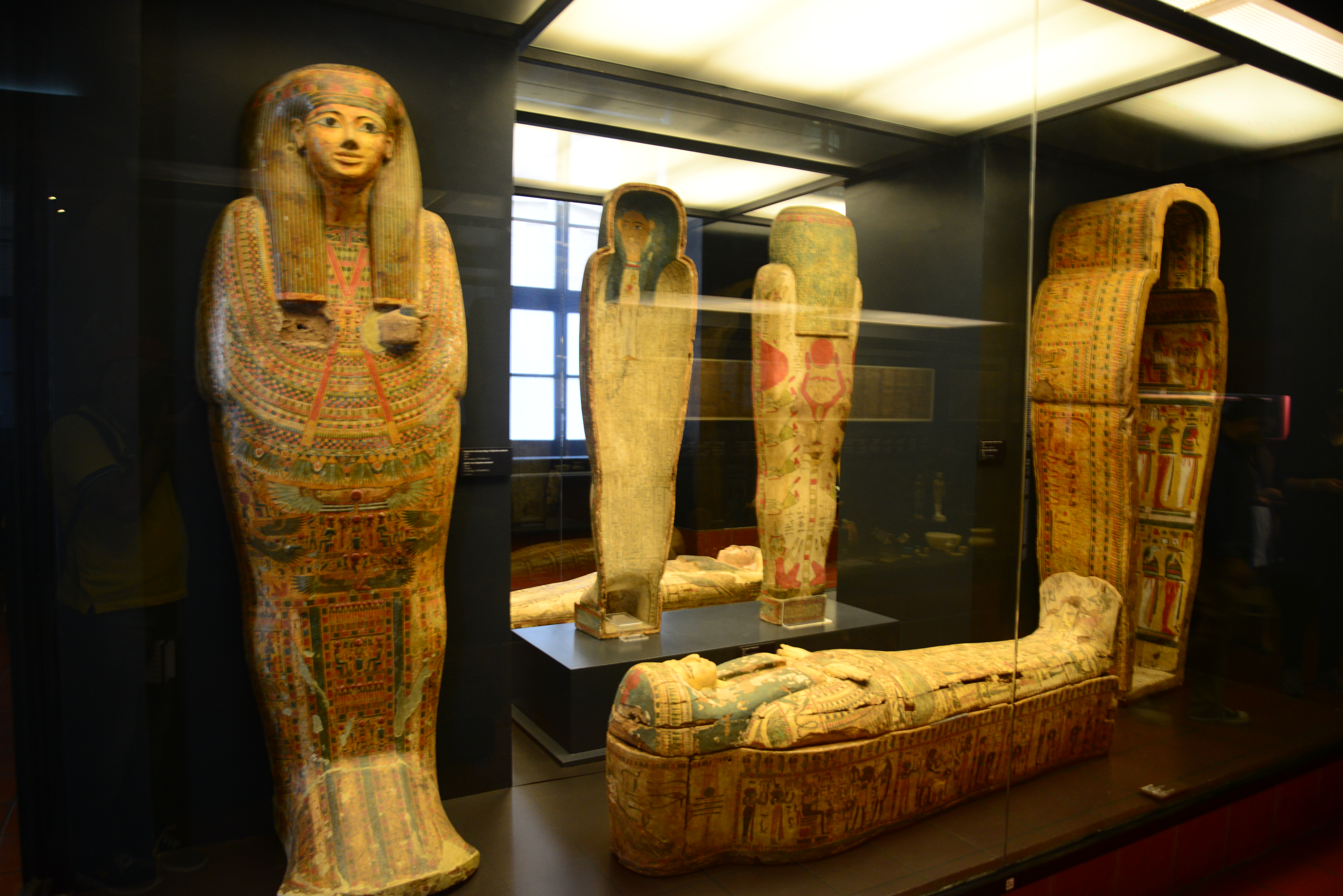 A área egípcia dos Museus é muito rica.