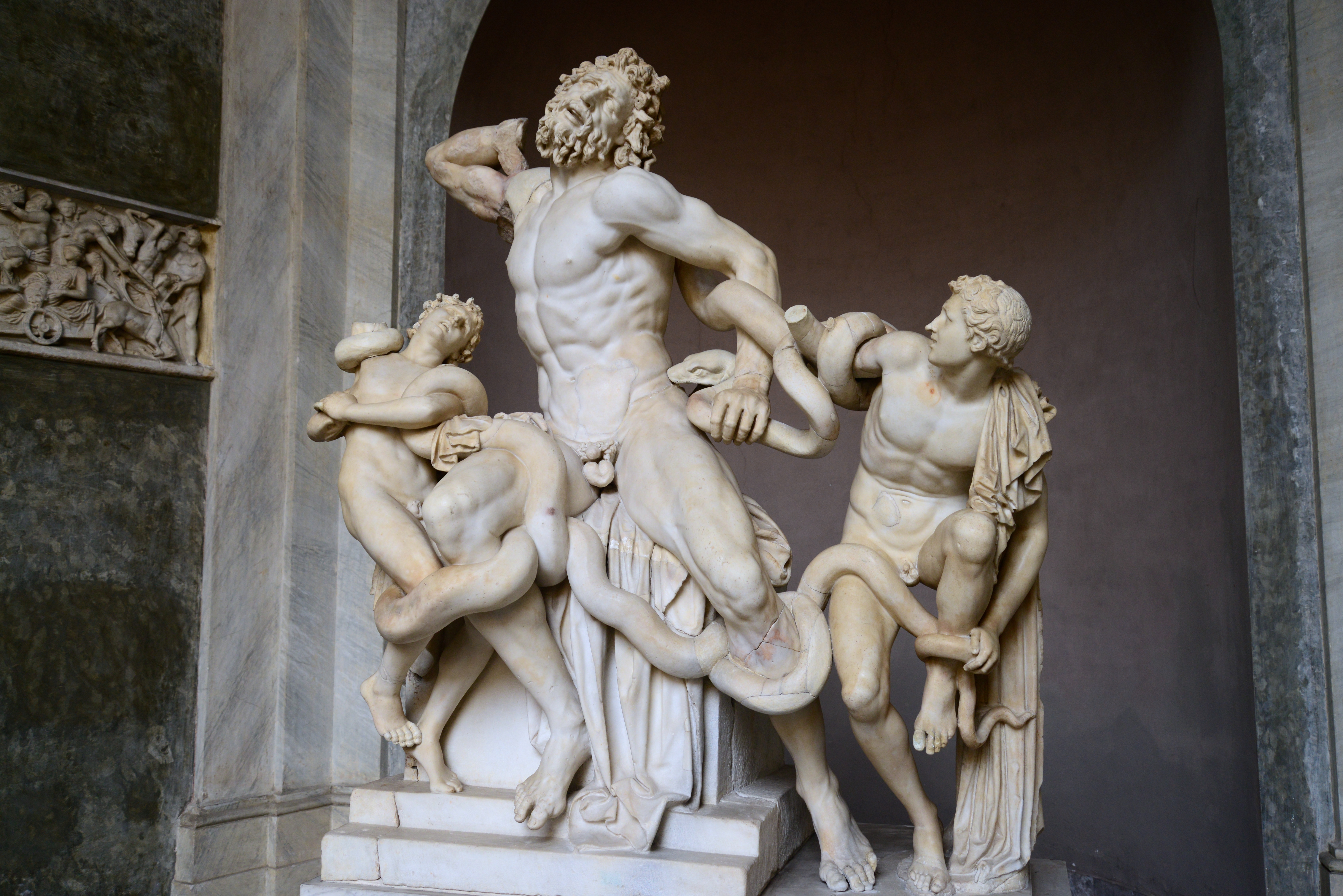 Escultura romana no Museu do Vaticano