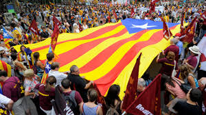 A bandeira da Catalúnia