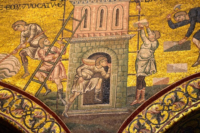 Os espetaculares mosaicos da Catedral de Monreale.