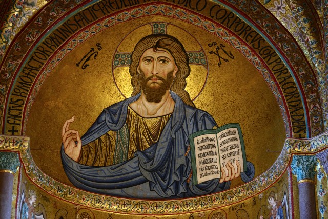 O belo mosaico do Cristo Pantocrator de Cefalú