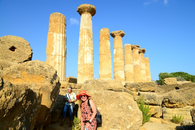 O Templo de Hércules.