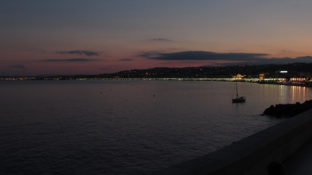 Por do Sol no Mar Mediterrâneo