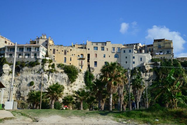 As falésias de Tropea.