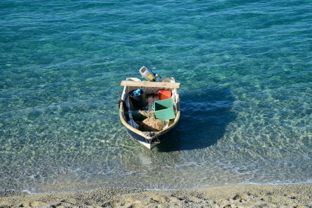 A transparência do mar de Tropea.