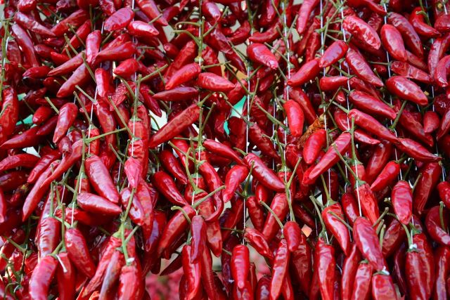 A pimenta calabresa.