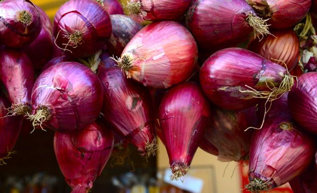 A cebola Tropea.