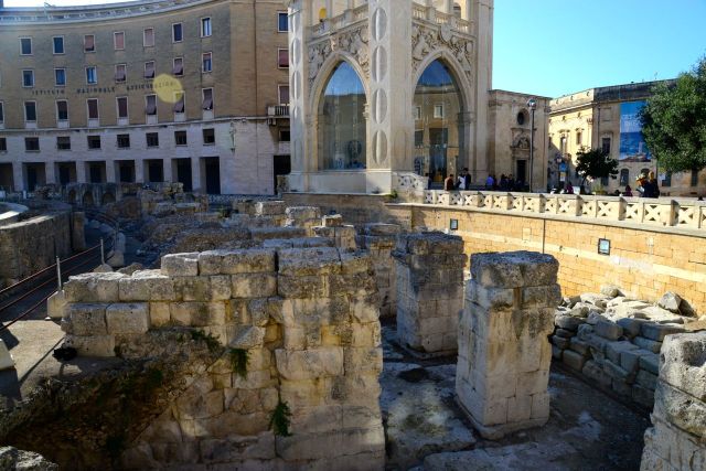 Ruínas romanas em Lecce.