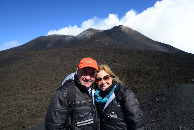 As crateras principais do Etna.