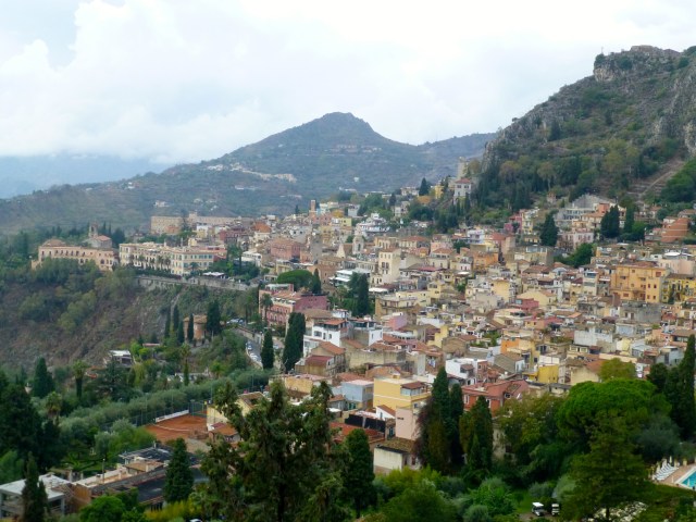 Vista panorâmica de Taormina.