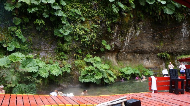 Uma das piscinas