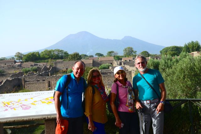 Chegando ao Vesúvio