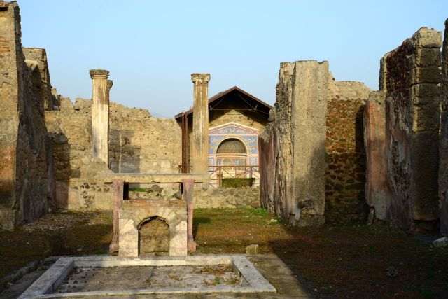 Algumas casas de Pompéia demonstram riqueza.