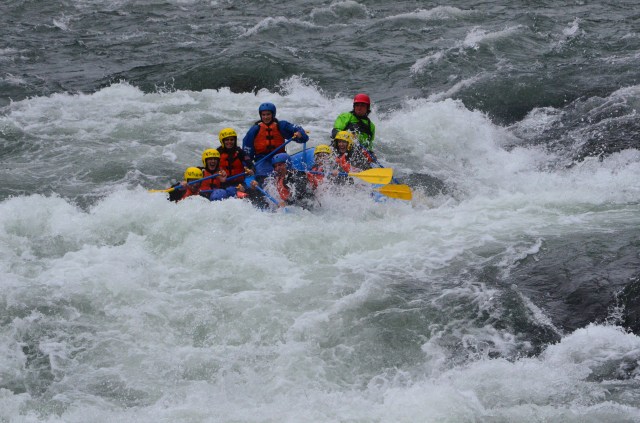 Rafting no rio Trancura
