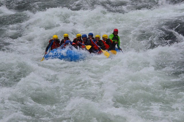 Rafting no rio Trancura