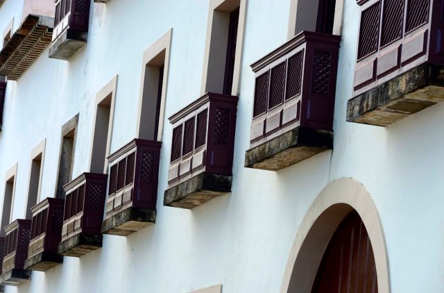 Detalhe de um casarão colonial de Olinda.