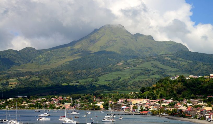 O Mont Pelée, na Ilha da Martinica