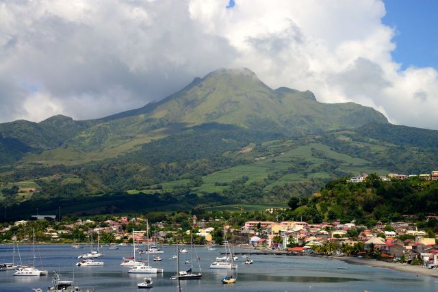 O temido vulcão Mont Pelée