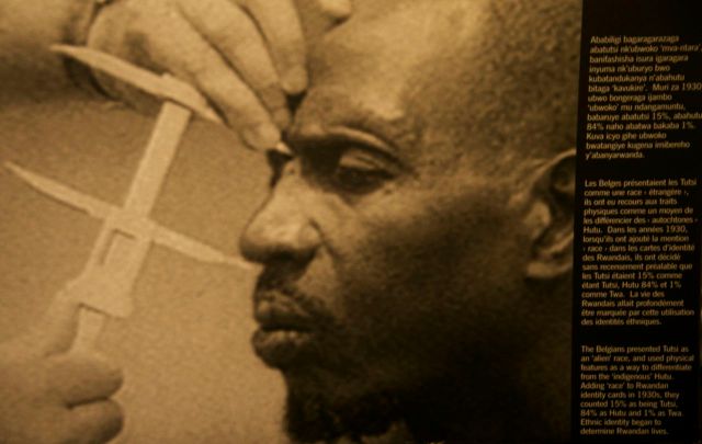 Método de identificação dos Tutsis.