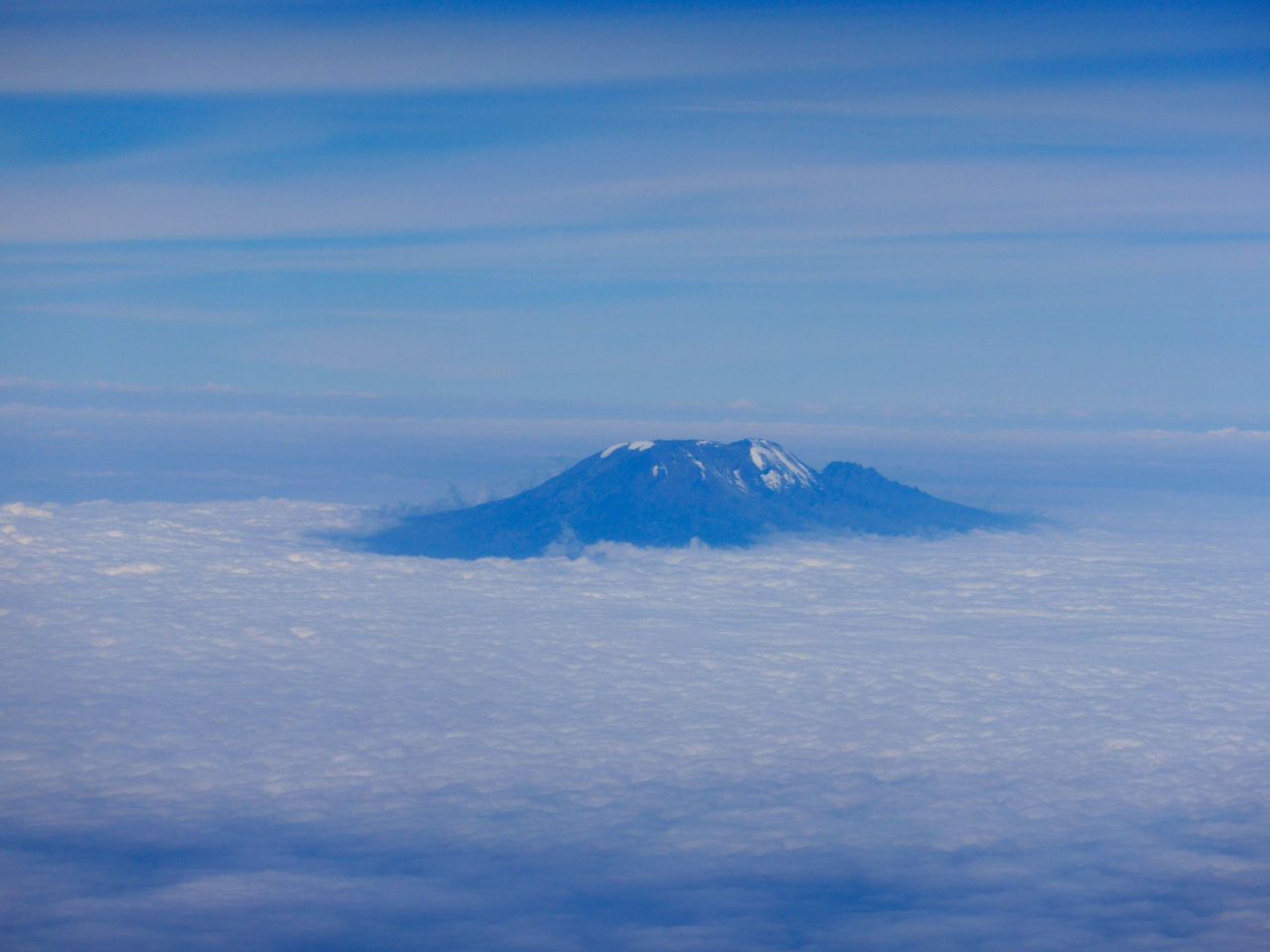 O Monte Kilimanjaro, na Tanzânia