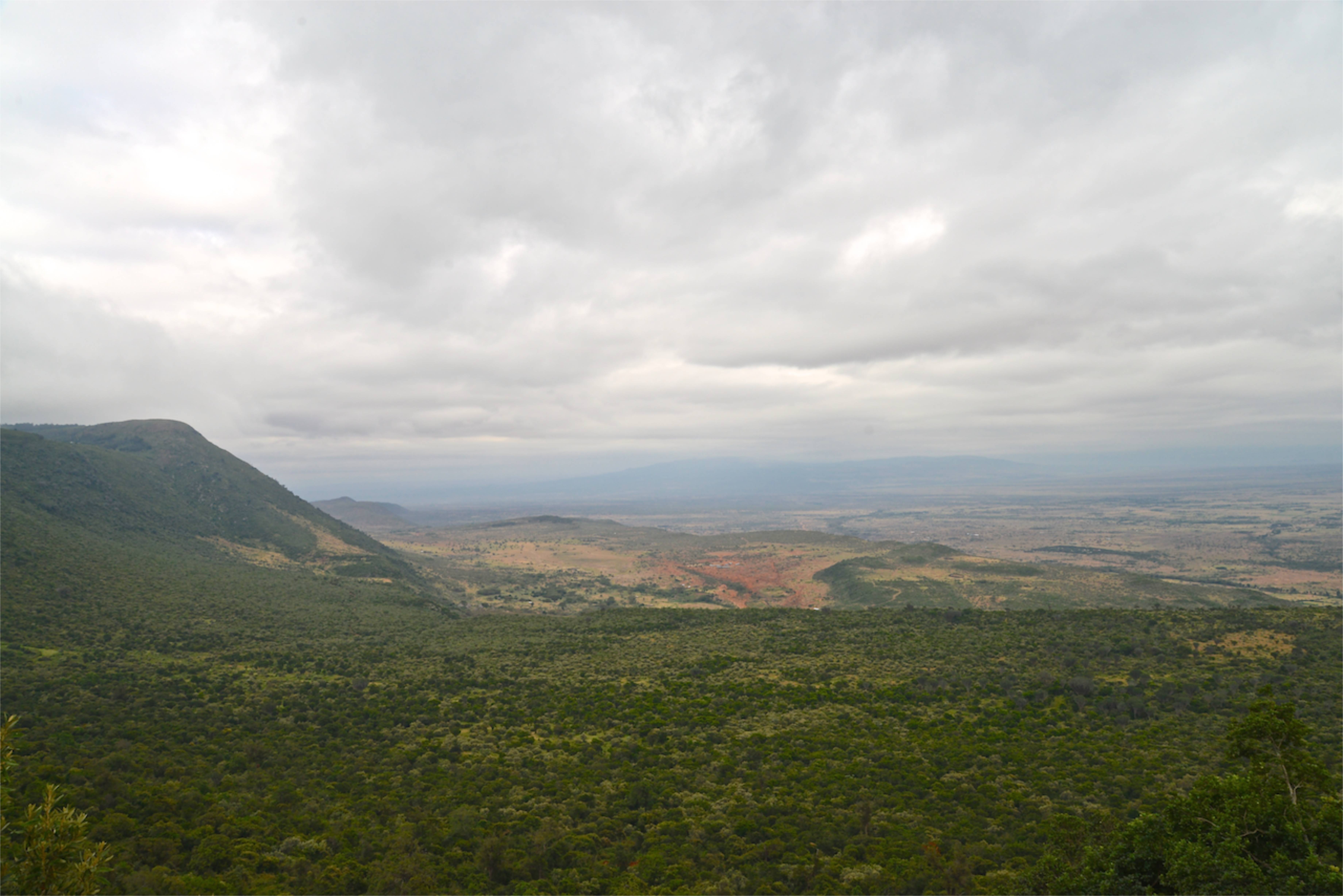 O caminho para a Reserva Masai Mara no Quênia.