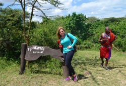 Chegando à Reserva Masai Mara no Quênia