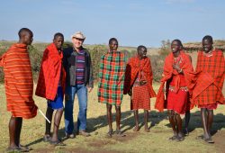 A aldeia Masai no Quênia