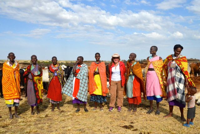 As mulheres masai.