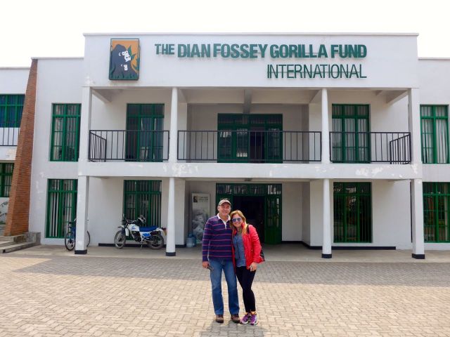 A sede do The Dian Fossey Gorilla Fund em Kinigi.