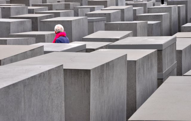 O Memorial do Holocausto em Berlim.